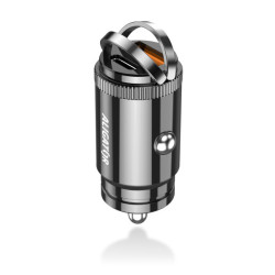 Aligator mini nabíjačka do auta Power Delivery 30W, USB-C + USB-A