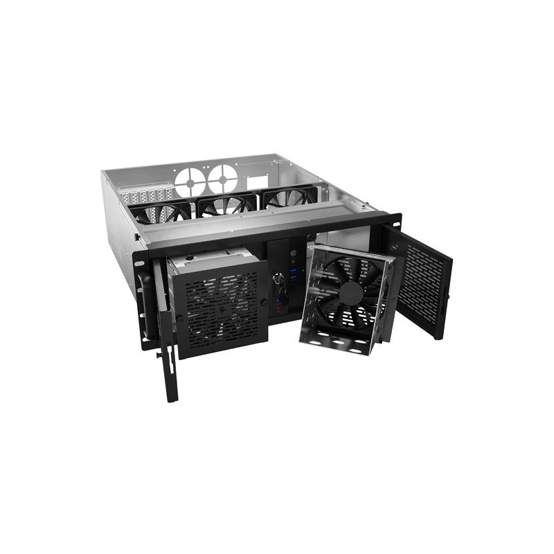 LANBERG SERVEROVÉ ŠASI PRO MONTÁŽ DO RACKU ATX 520/12 19''/4U