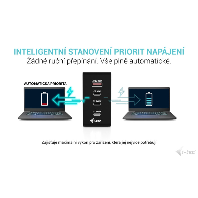 i-tec 140W Intelligent Multiport USB Charger