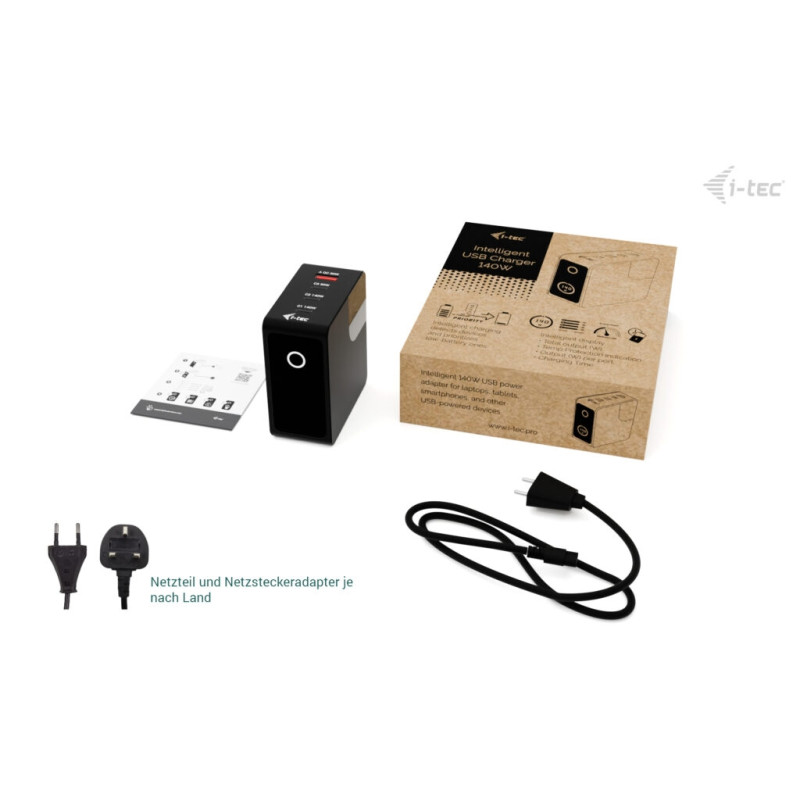 i-tec 140W Intelligent Multiport USB Charger