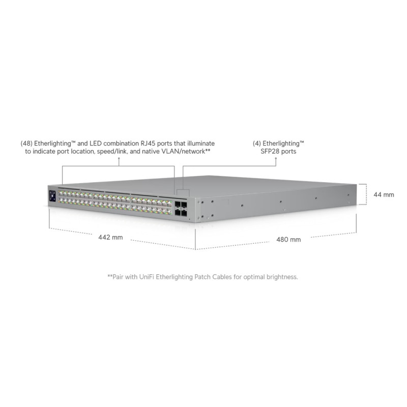 UBIQUITI ENTERPRISE - Ubiquiti ECS-48S-PoE - Enterprise Campus 48S PoE