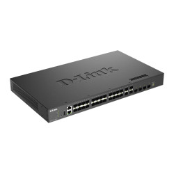 D-Link DXS-3410-32SY/E 10G Layer 3 Stackable Managed Switch, 28x 10G SFP+, 4x 25G SFP28