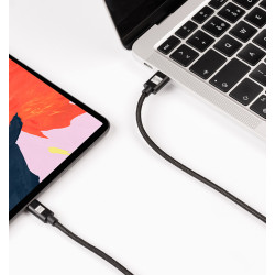 ER POWER kábel USB-C/Lightning 200cm biely