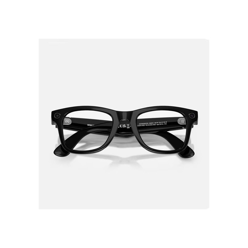 GOOGLE - Meta Ray-Ban Gen2 Wayfarer, Shiny Black, Green transitions