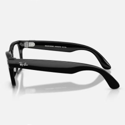 GOOGLE - Meta Ray-Ban Gen2 Wayfarer, Shiny Black, Green transitions