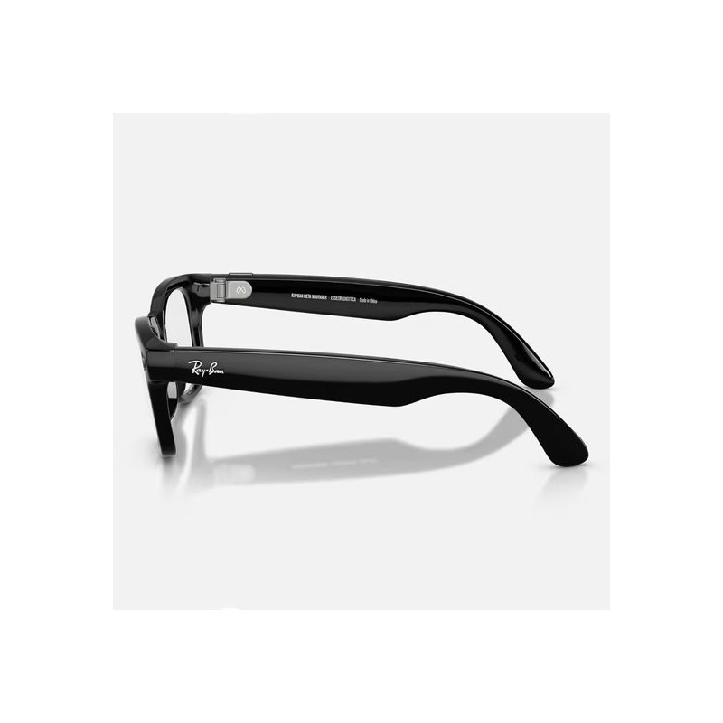 GOOGLE - Meta Ray-Ban Gen2 Wayfarer, Shiny Black, Green transitions