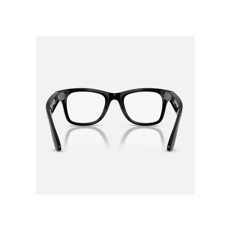 GOOGLE - Meta Ray-Ban Gen2 Wayfarer, Shiny Black, Green transitions