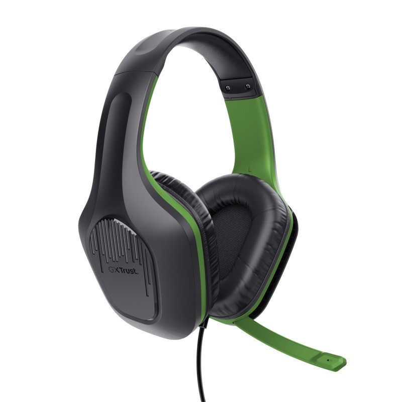 Trust GXT 415X ZIROX/Stereo/Jack/Drôt/Čierna-zelená