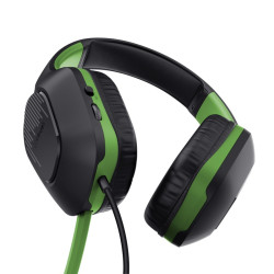 Trust GXT 415X ZIROX/Stereo/Jack/Drôt/Čierna-zelená