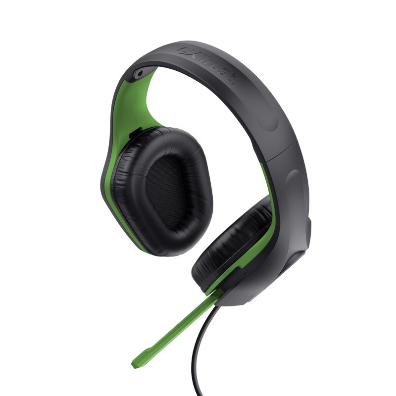 Trust GXT 415X ZIROX/Stereo/Jack/Drôt/Čierna-zelená