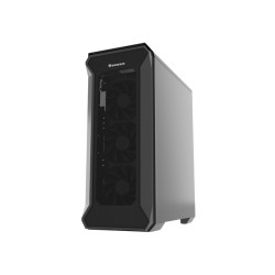 Počítačová skriňa Genesis IRID 505F/Midi Tower/Transpar./Čierna