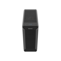 Počítačová skriňa Genesis IRID 505F/Midi Tower/Transpar./Čierna