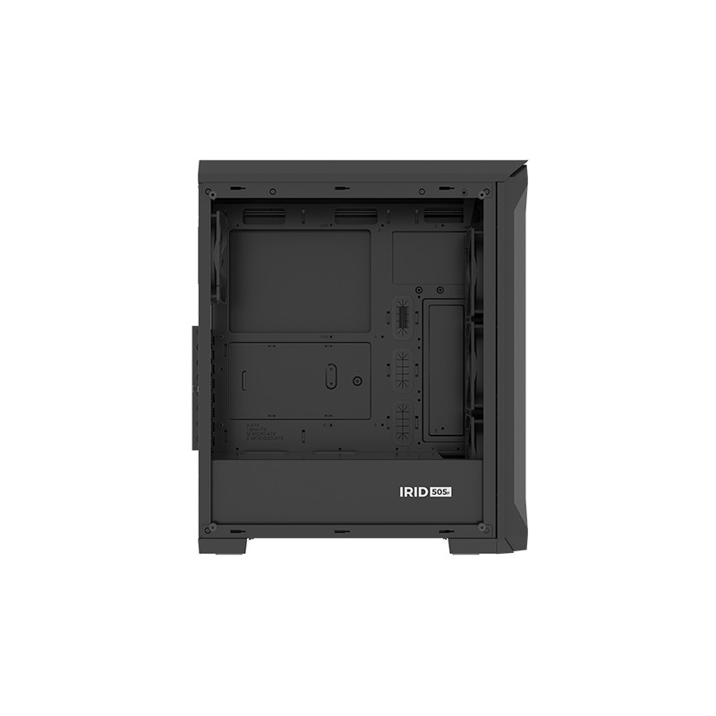 Počítačová skriňa Genesis IRID 505F/Midi Tower/Transpar./Čierna
