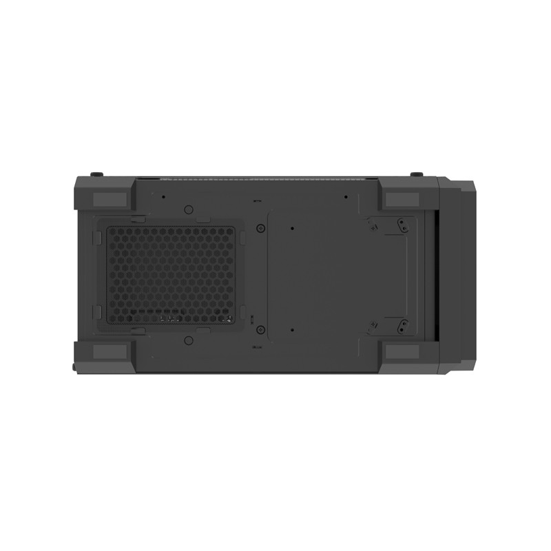 Počítačová skriňa Genesis IRID 505F/Midi Tower/Transpar./Čierna