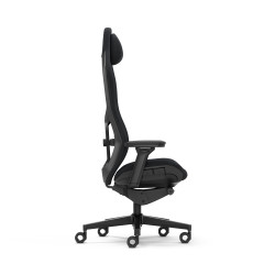 Fractal Design stolička Refine Alcantara Dark
