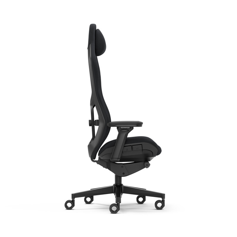 Fractal Design stolička Refine Alcantara Dark