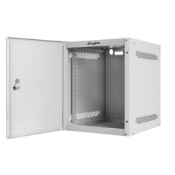 LANBERG RACKOVÁ SKRIŇA 10'' PRO MONTÁŽ NA STENU 6U/280X310 PRO VLASTNÚ MONTÁŽ S KOVOVÝMI DVERAMI ŠEDÁ