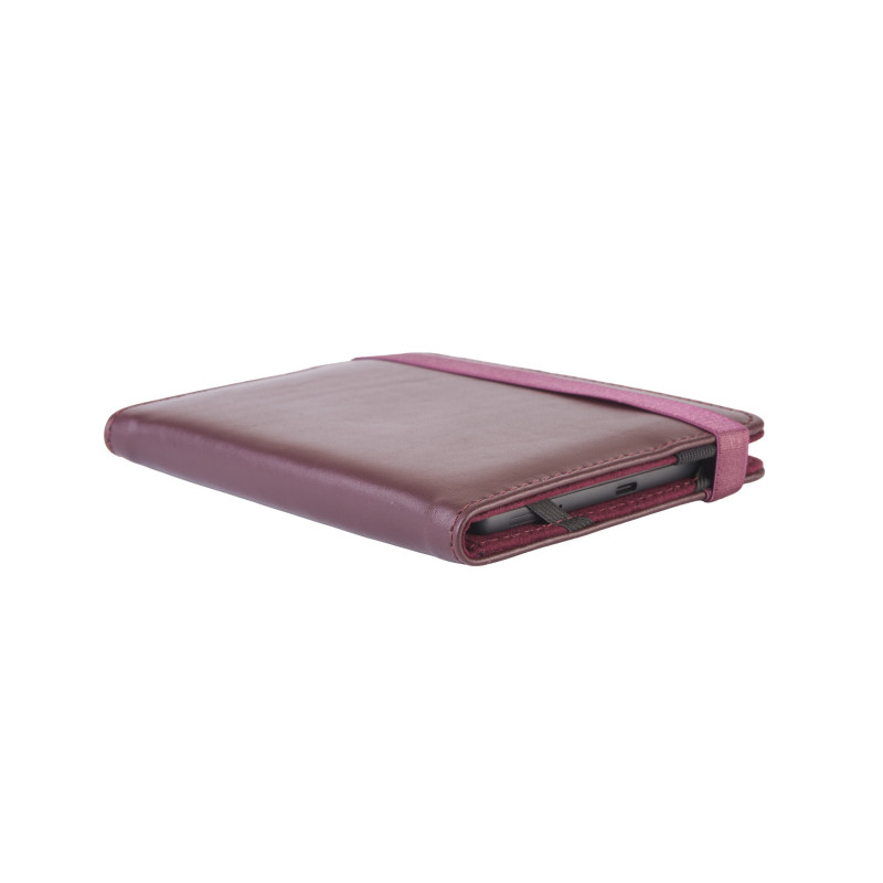 C-TECH PROTECT puzdro z pravej kože pre 6'' zariadenie, RLC-02, bordó (Onyx Boox Go 6 a Poke 5)