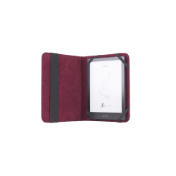 C-TECH PROTECT puzdro z pravej kože pre 6'' zariadenie, RLC-02, bordó (Onyx Boox Go 6 a Poke 5)