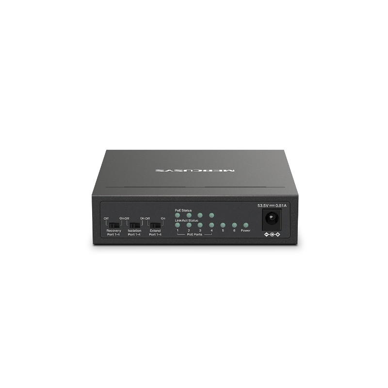 Mercusys MS106LP 6xFE desktop switch 4xPoE+