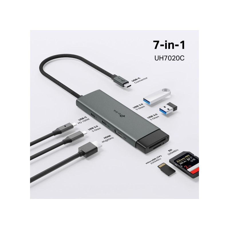 TP-Link UH7020C USB Type-C 7-Port Hub