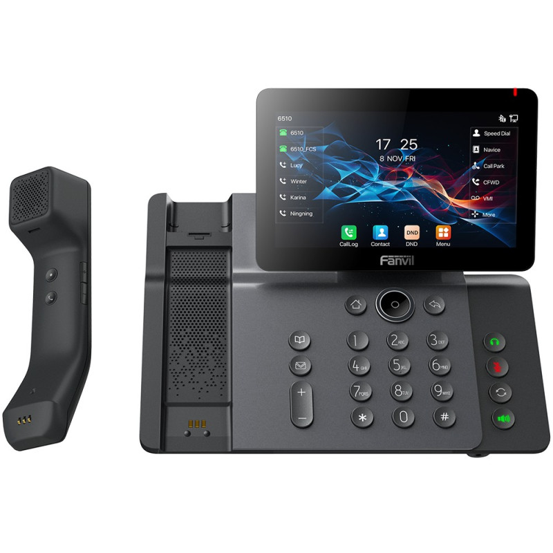 GRANDSTREAM - Fanvil V66 Pre SIP telefón, 7'' dotyk.displej, Wi-Fi, BT, BT sluchátko, H.264