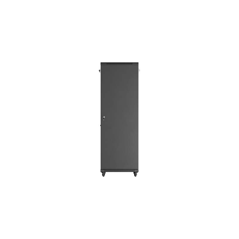 LANBERG 19'' VOĽNE STOJÚCA RACKOVÁ SKRIŇA 37U/600X600 (FLAT PACK) S PRESKLENÝMI DVERAMI ČIERNA