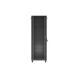 LANBERG 19'' VOĽNE STOJÚCA RACKOVÁ SKRIŇA 37U/600X600 (FLAT PACK) S PRESKLENÝMI DVERAMI ČIERNA