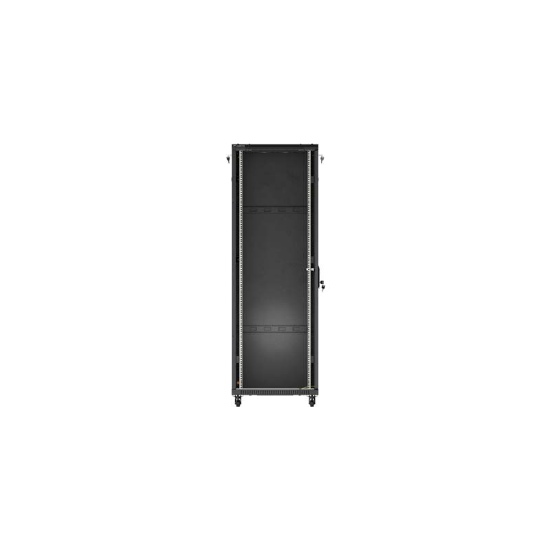 LANBERG 19'' VOĽNE STOJÚCA RACKOVÁ SKRIŇA 37U/600X600 (FLAT PACK) S PRESKLENÝMI DVERAMI ČIERNA