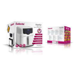Salente HotAir, teplovzdušná fritéza 2v1, 4,3 l, biela