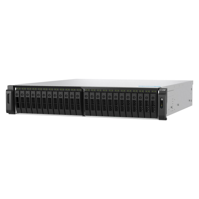 QNAP TS-h3077AFU-R7-64G (Ryzén pre 5,3 GHz, ZFS, 64 GB DDR5 RAM, 30x 2,5'' SATA, 2x 2,5GbE, 2x 10GbE)