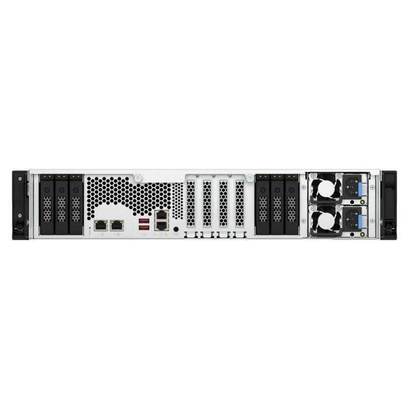 QNAP TS-h3077AFU-R7-64G (Ryzén pre 5,3 GHz, ZFS, 64 GB DDR5 RAM, 30x 2,5'' SATA, 2x 2,5GbE, 2x 10GbE)