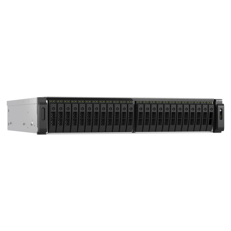 QNAP TS-h3077AFU-R7-64G (Ryzén pre 5,3 GHz, ZFS, 64 GB DDR5 RAM, 30x 2,5'' SATA, 2x 2,5GbE, 2x 10GbE)