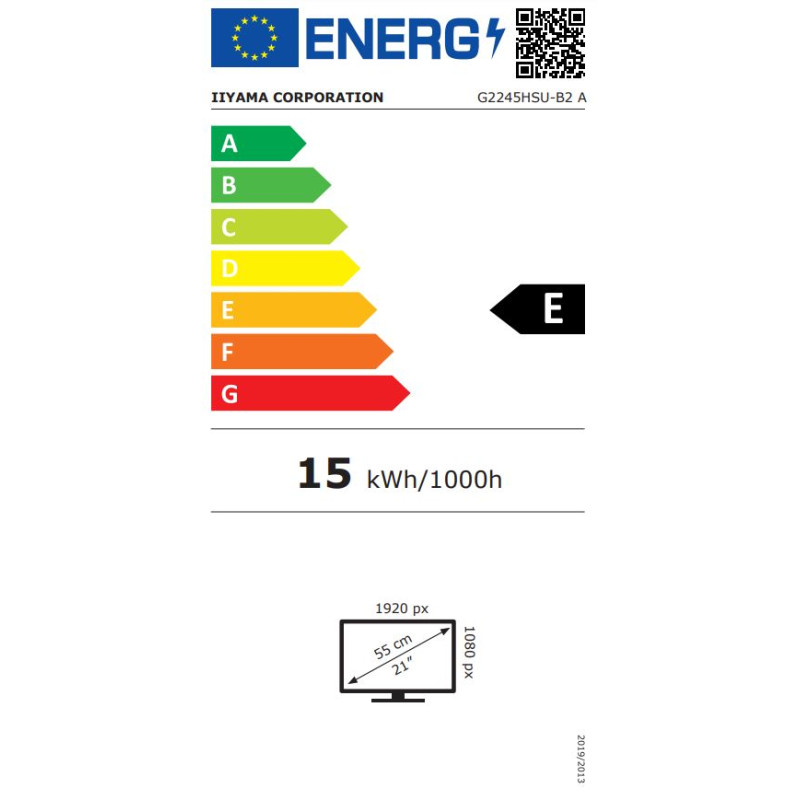 iiyama G-Master/G2245HSU-B2/21,5''/IPS/FHD/100Hz/1ms/Black/3R