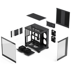 FRACTAL DESIGN - Fractal Pop 2 Vision/Midi Tower/Transpar./Čierna