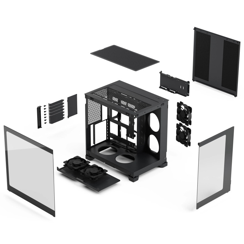 FRACTAL DESIGN - Fractal Pop 2 Vision/Midi Tower/Transpar./Čierna