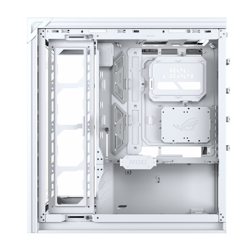 ASUS case ROG CRONOX GR801 CURVE TG ARGB WHITE
