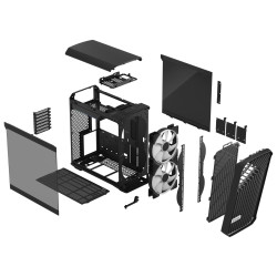 Fractal Design Torrent Compact RGB Black TG Light/Midi Tower/Transpar./Čierna