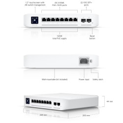 Ubiquiti USW-Enterprise-8-PoE - UniFi Switch Enterprise 8 PoE