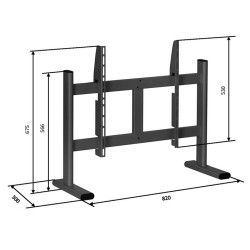 VOGELS - Vogel's PB 050 stolný stojan na LCD/plazmu