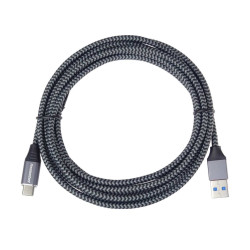 PremiumCord kábel USB-C - USB 3.0 A (USB 3.1 generation 1, 3A, 5Gbit/s) 3m oplet