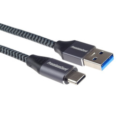 PremiumCord kábel USB-C - USB 3.0 A (USB 3.1 generation 1, 3A, 5Gbit/s) 3m oplet