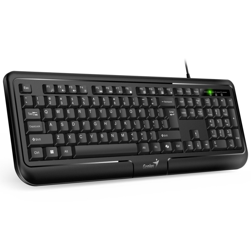 Genius KB-118 II/Drôtová USB/ CZ- SK layout/Čierna