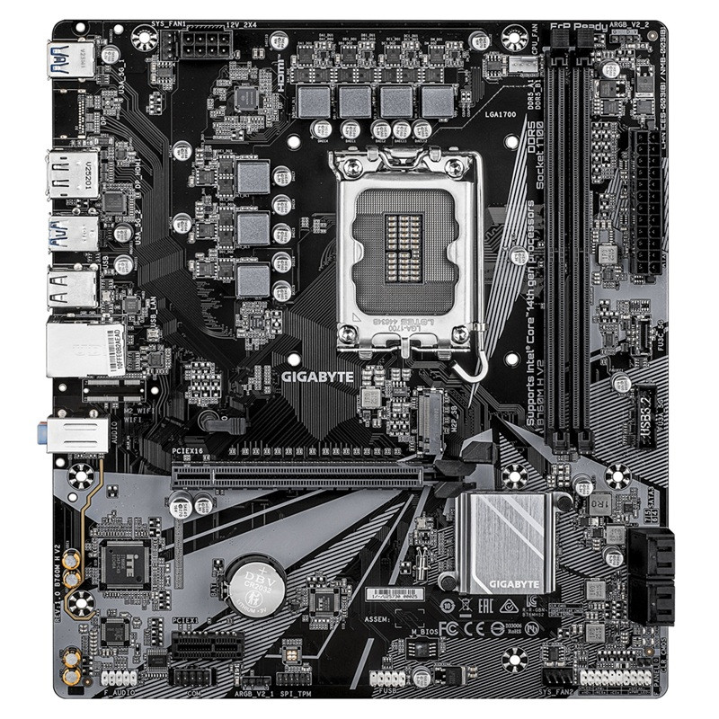 GIGABYTE B760 H V2/LGA 1700/mATX
