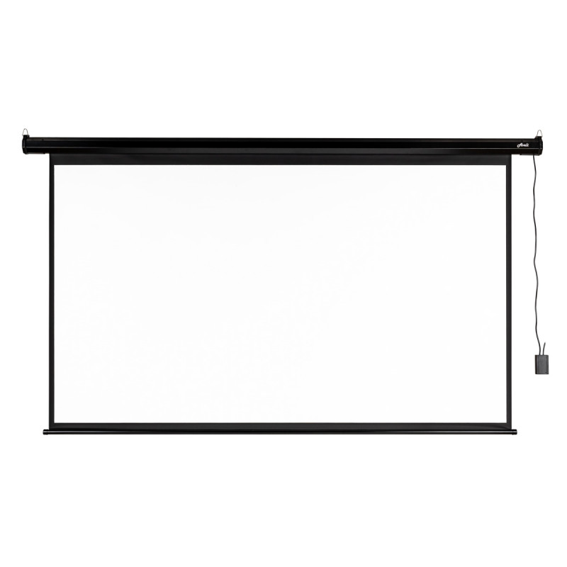 Elektrické projekčné plátno AVELI, 221x125 (16:9) 100'', černý tubus