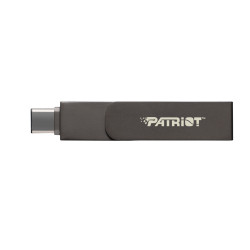 Patriot iLuxe Stick C MFi/256GB/USB 3.2/Lightning + USB-C/Čierna