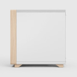Fractal Design Summit Chalk White TG Clear Tint