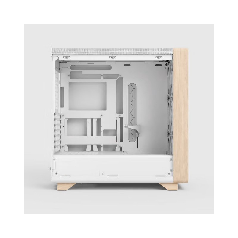 Fractal Design Summit Chalk White TG Clear Tint