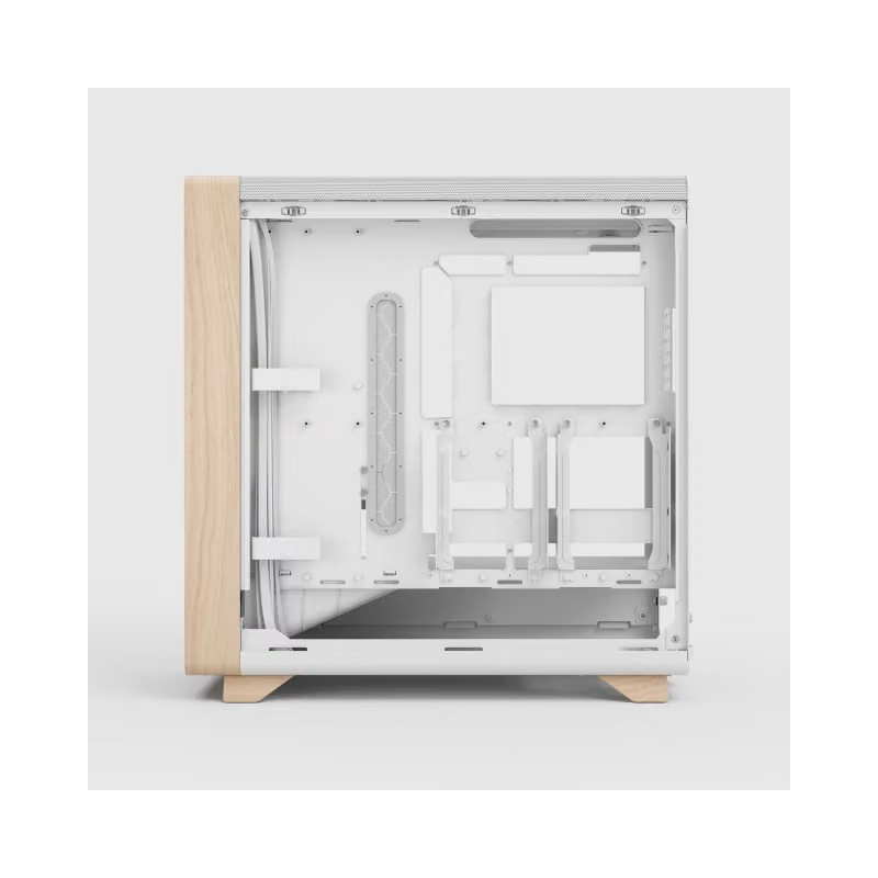 Fractal Design Summit Chalk White TG Clear Tint