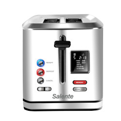 Salente ToastMax topinkovač s digitálnym displejom, nerez